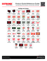 Exitronix Quick Reference