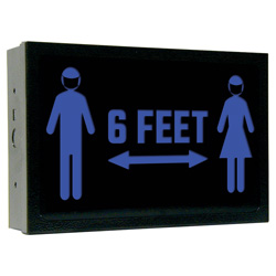 700E-SD Series Steel Social Distancing Sign