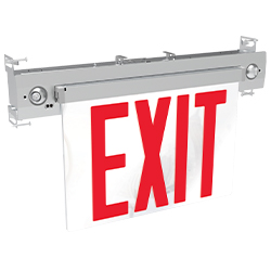 NY900C Series New York City Approved LED Edge-lit Combo Exit